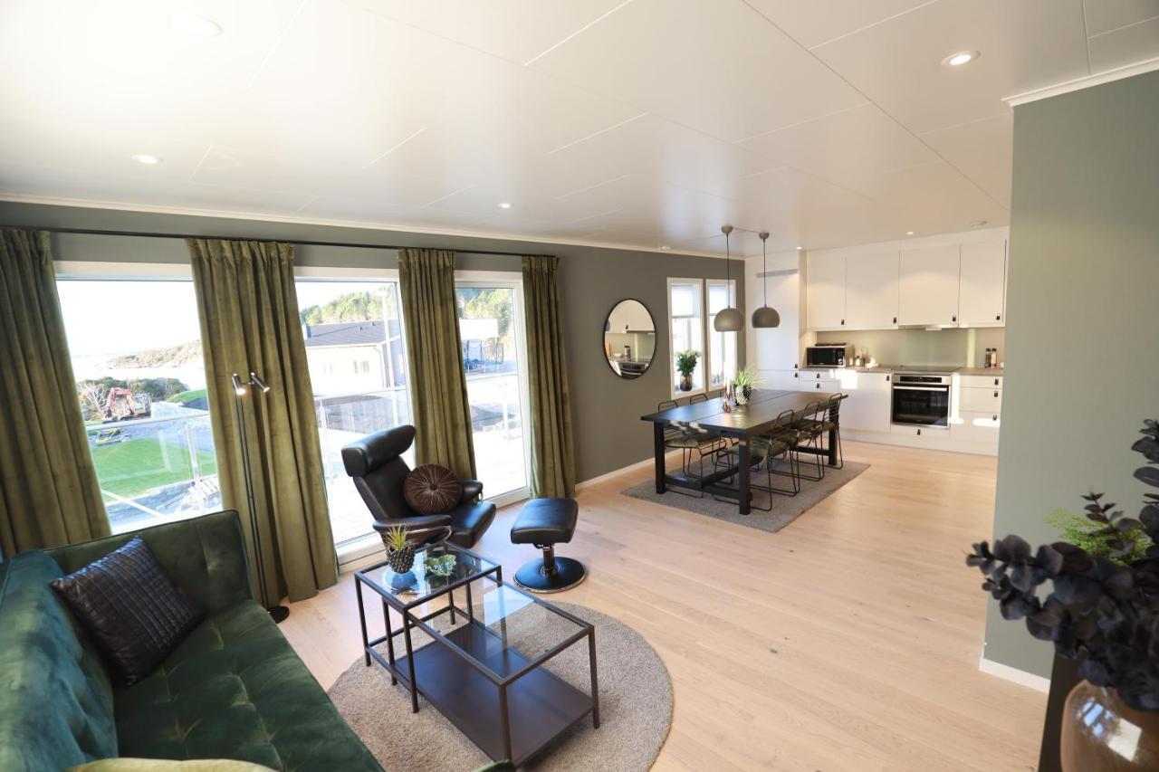 Modern Apartment With Seaview Hammarvika Luaran gambar