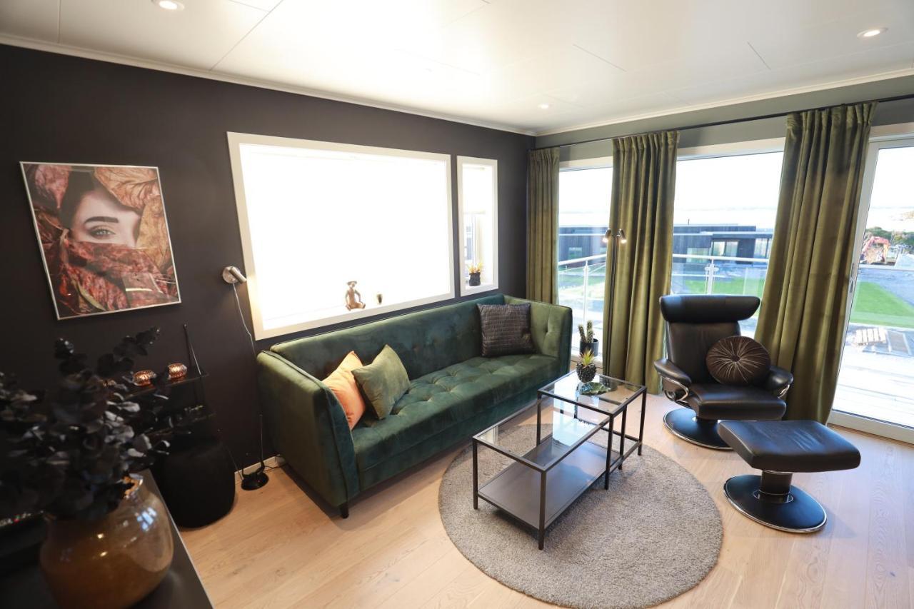 Modern Apartment With Seaview Hammarvika Luaran gambar